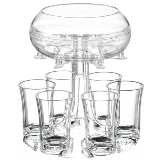 6 Shot Glass Dispenser And Holder