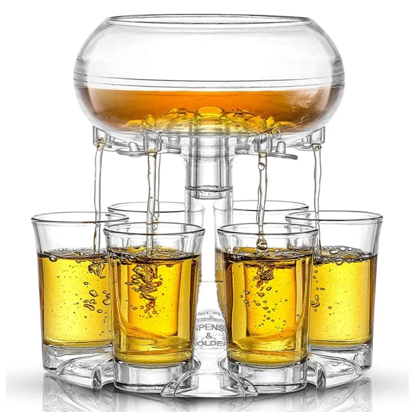6 Shot Glass Dispenser And Holder