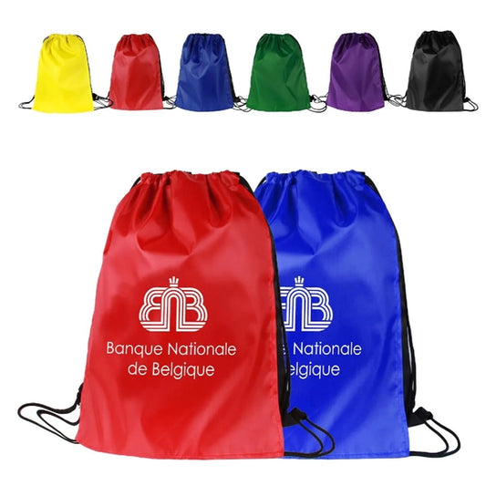 DRAWSTRING SPORTPACK BAG WITH OVERLAPPING CAPE
