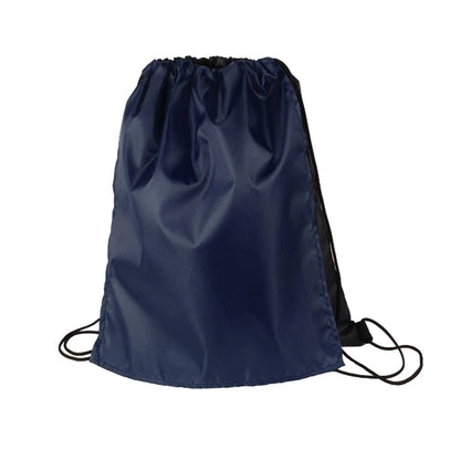 DRAWSTRING SPORTPACK BAG WITH OVERLAPPING CAPE
