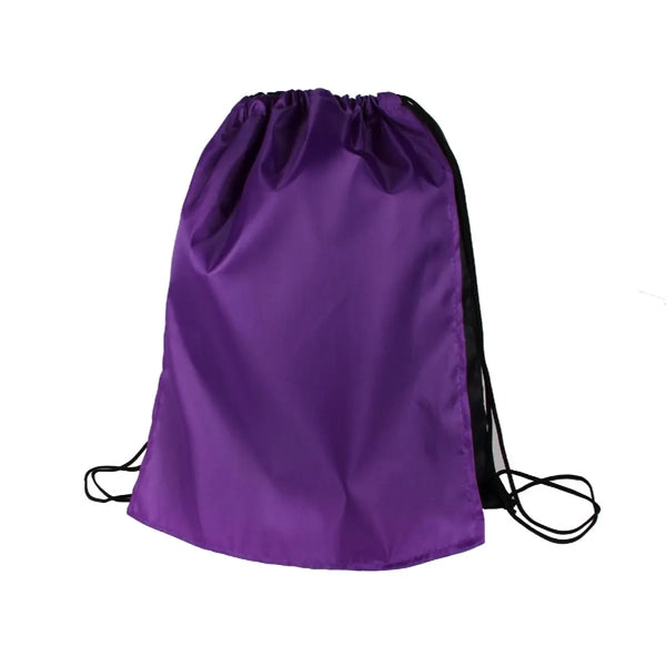 DRAWSTRING SPORTPACK BAG WITH OVERLAPPING CAPE