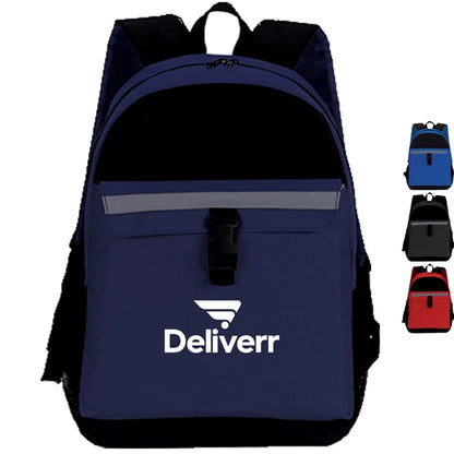 Premium 600D Vital Trek Backpack 12" x 17" x 5"