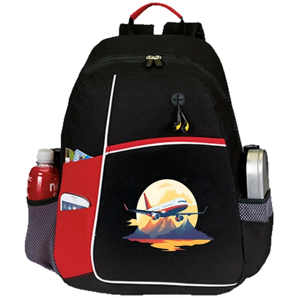 Premium Urban Edge Backpack w/ Earphone Outlet 14" x 18" x 5