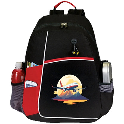 Premium Urban Edge Backpack w/ Earphone Outlet 14" x 18" x 5