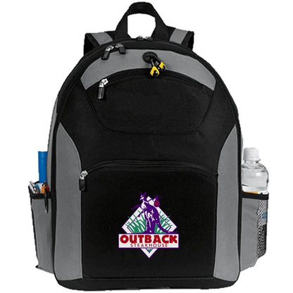 Multi-Compartment Laptop Backpack w/ Earphone Outlet 13"x17"