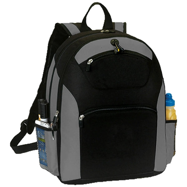 Multi-Compartment Laptop Backpack w/ Earphone Outlet 13"x17"