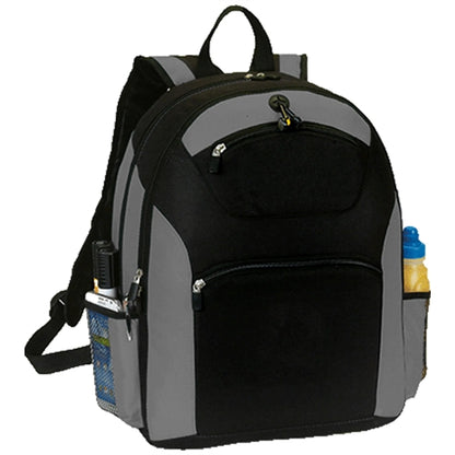 Multi-Compartment Laptop Backpack w/ Earphone Outlet 13"x17"