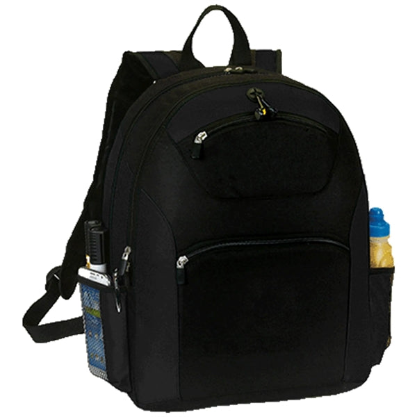 Multi-Compartment Laptop Backpack w/ Earphone Outlet 13"x17"