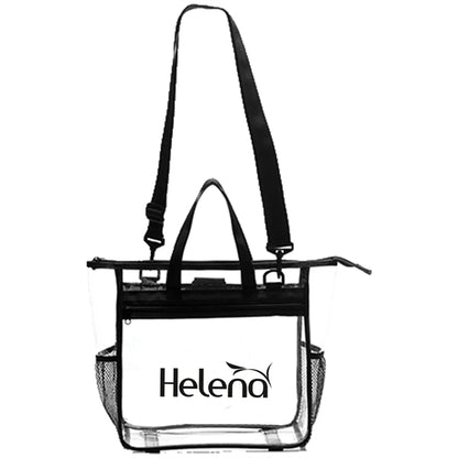 Multi-Clear Convertible Tote & Messenger Backpack 12"x12"x6"