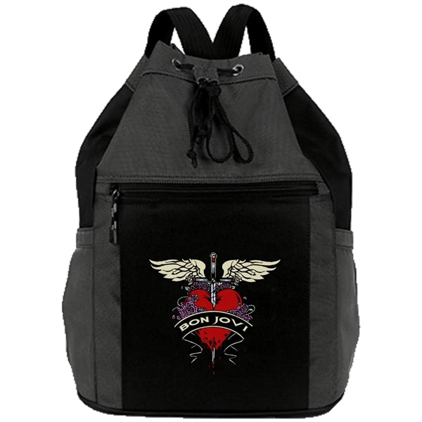 Premium 1200D Fusion Sport Drawstring Backpack 14"x18"x7"