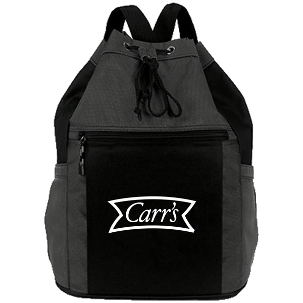Premium 1200D Fusion Sport Drawstring Backpack 14"x18"x7"
