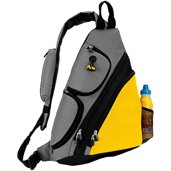Premium Sporty Sling Crossbody Backpack w/ Earphone Outlet