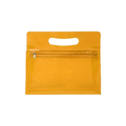 TRANSLUCENT ( SEMI-TRANSPARENT ) VINYL VANITY BAG