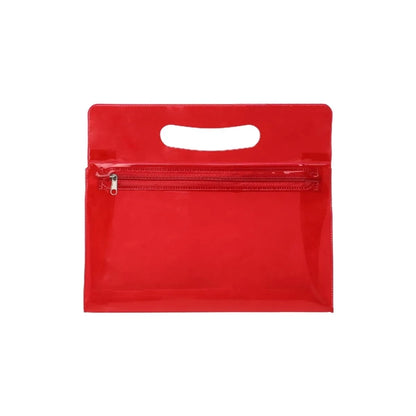 TRANSLUCENT ( SEMI-TRANSPARENT ) VINYL VANITY BAG