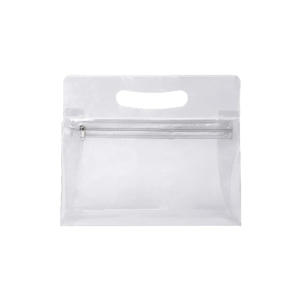 TRANSLUCENT ( SEMI-TRANSPARENT ) VINYL VANITY BAG