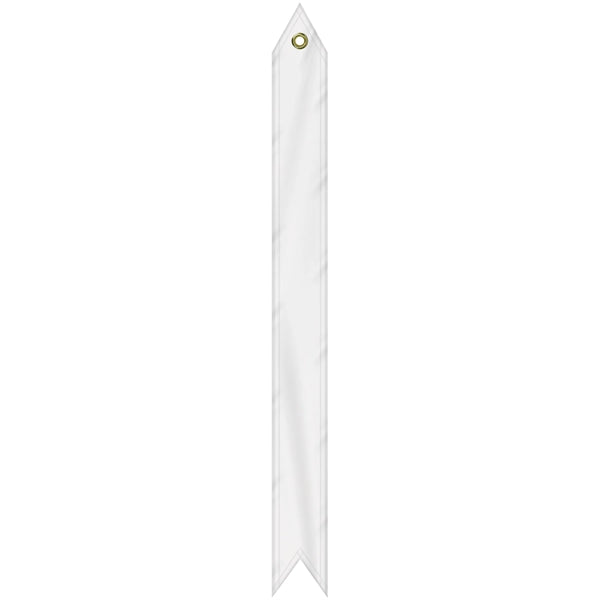 2 1/4" x 24" Custom Printed Knit Polyester Streamer