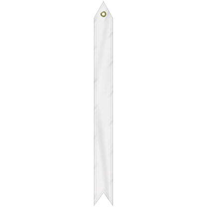 2 1/4" x 24" Custom Printed Knit Polyester Streamer