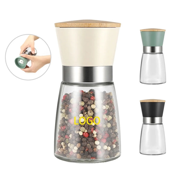 Bamboo Cap Salt Pepper Grinder