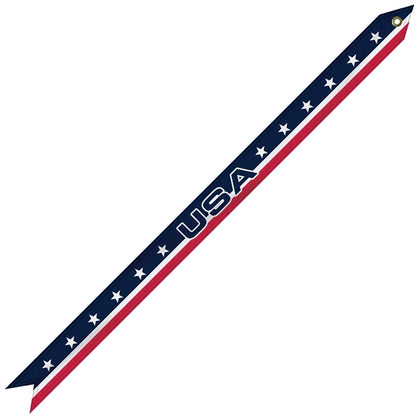 2 1/4" x 36" Custom Printed Knit Polyester Streamer