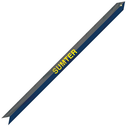 2 3/4" x 48" Custom Printed Knit Polyester Streamer