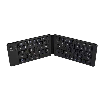 Light weight folding keyboard with rechargeable battery