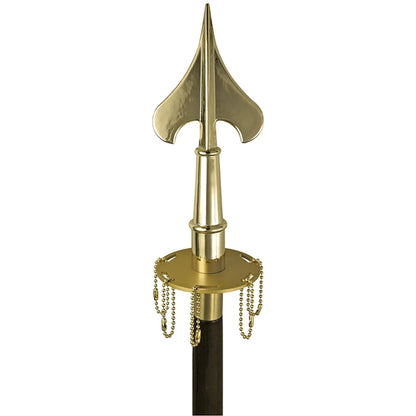 Gold Metal Streamer Pole Ring