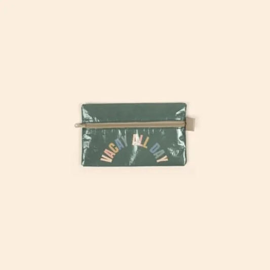 ZIP FRONT POUCHES - LAMINATED NON-WOVEN RPET - SMALL