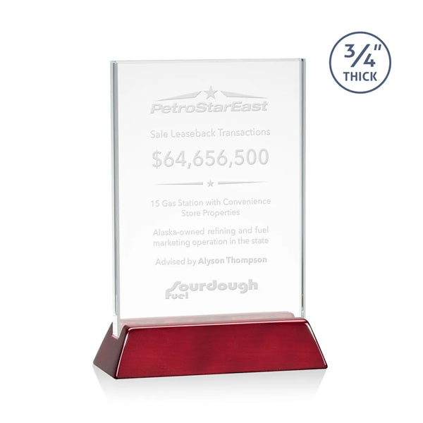 Walkerton Award - Starfire/Rosewood (Vert)