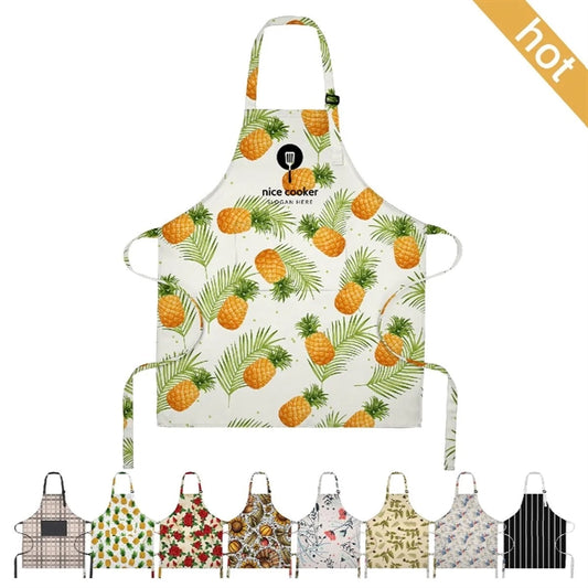 Full Color Dye Sublimated Full-Length Apron w/ Pouch