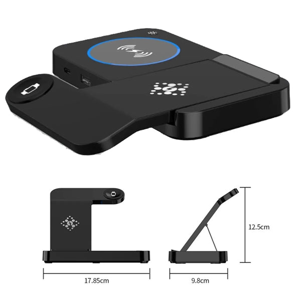 3 In 1 Fast Wireless Charger Stand