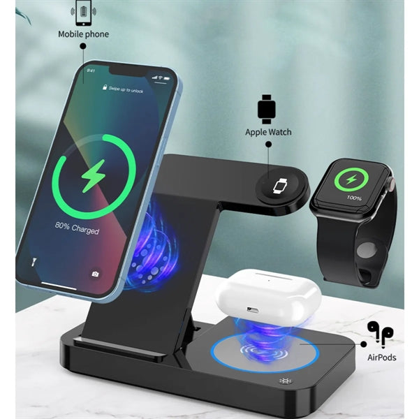 3 In 1 Fast Wireless Charger Stand