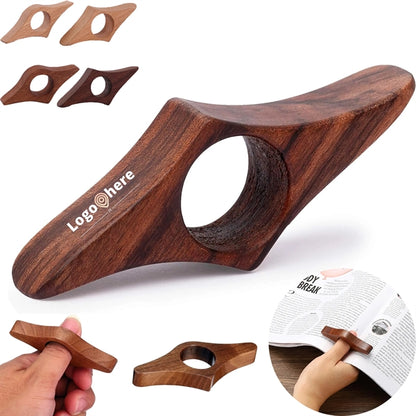 Wooden Thumb Book Page Holder Gifts For Readers