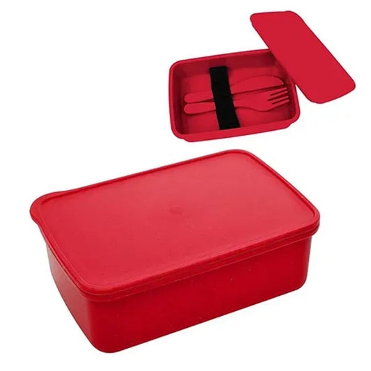 Lunch Set With Utensils & Full Color Lid