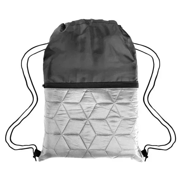 Polyester Quilted Drawstring Bag