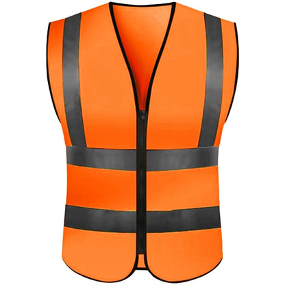 Class 2 Hi Viz Knitted Reflective Safety Workwear Vest