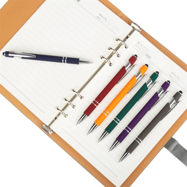 ELLIPSE SOFT W/STYLUS-LASER ENGRAVED-METAL PEN
