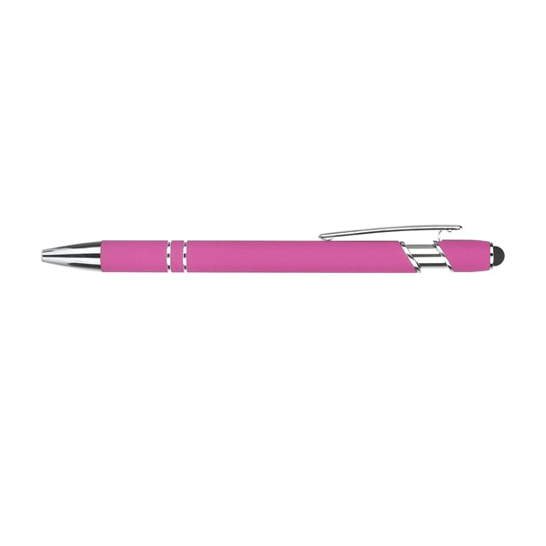 ELLIPSE SOFT W/STYLUS-LASER ENGRAVED-METAL PEN