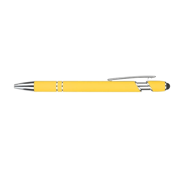 ELLIPSE SOFT W/STYLUS-LASER ENGRAVED-METAL PEN