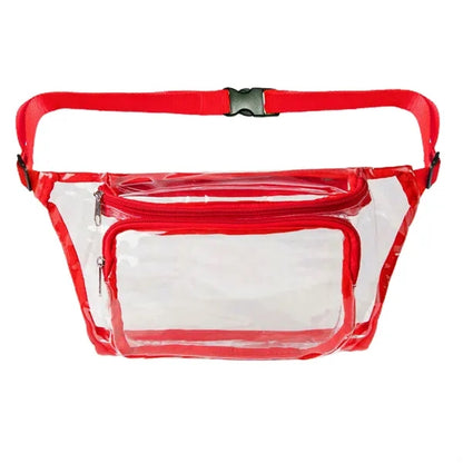 Clear PVC Stadium Approved Fanny Pack 12.6x6.7x6.3