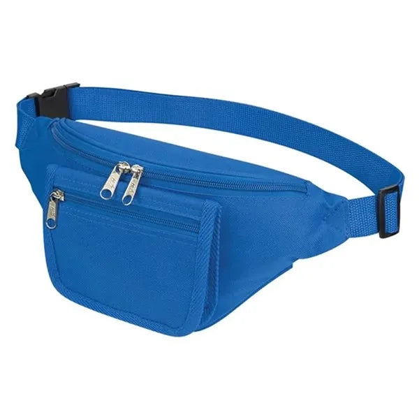 Custom Portable Zippered Fanny Pack With Organizer