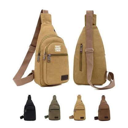 Canvas Men's Chest Bag