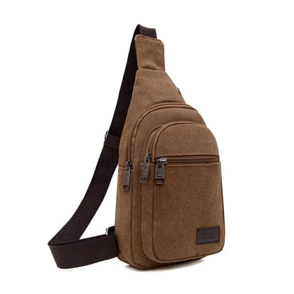 Canvas Men's Chest Bag