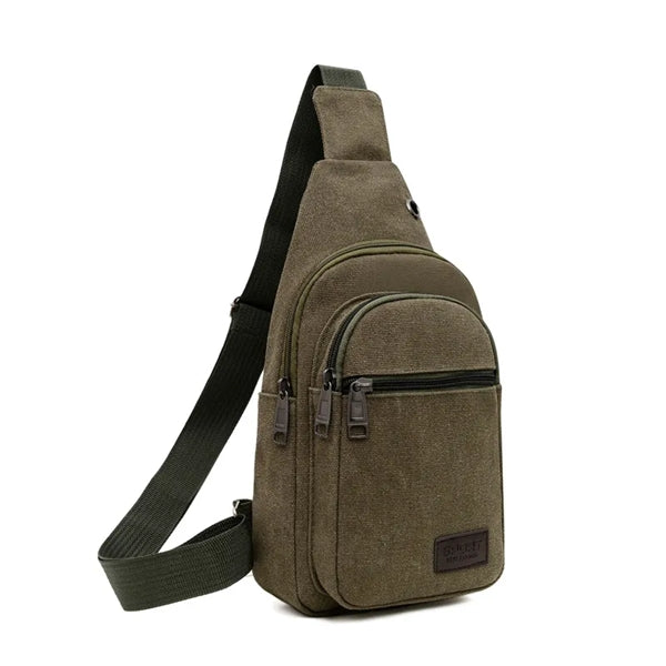 Canvas Men's Chest Bag
