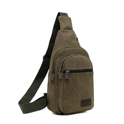 Canvas Men's Chest Bag
