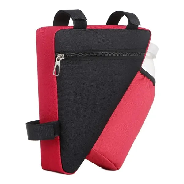 Triangle Bicycle Frame Bag with Bottle Holder