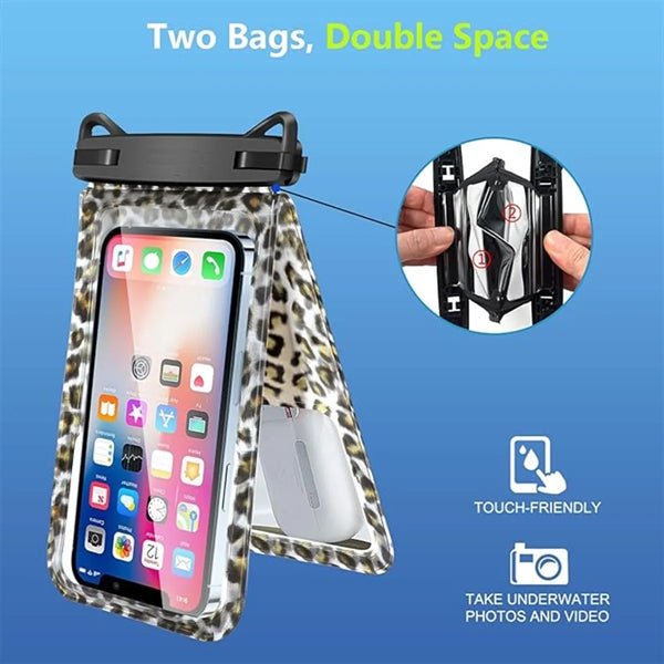 Dual Space Waterproof Phone Case