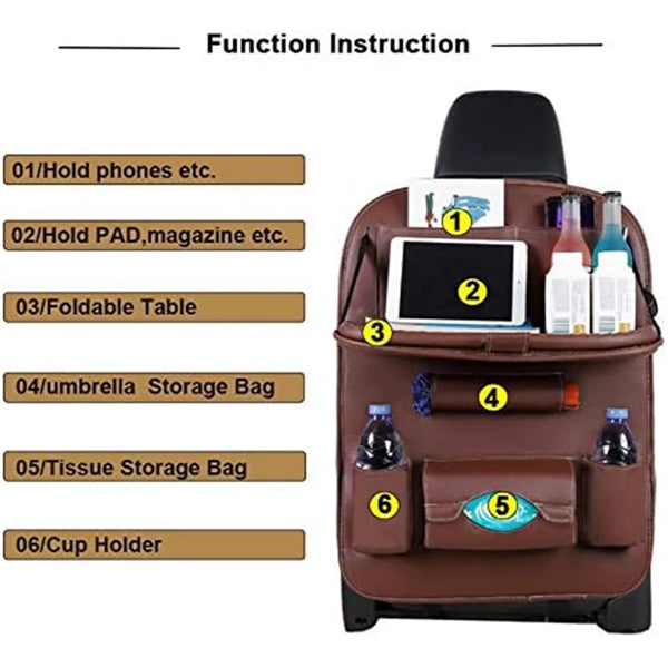 Car Seat Back Organizer