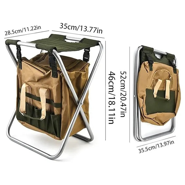 Multifunctional Foldable Utility Stool