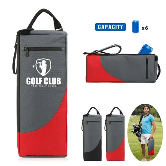 6 CAN INSULATED GOLF COOLER BAG