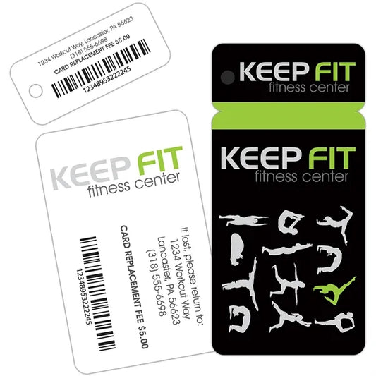 4 5/16" X 2 1/8" Prism Card & Key Tag Set